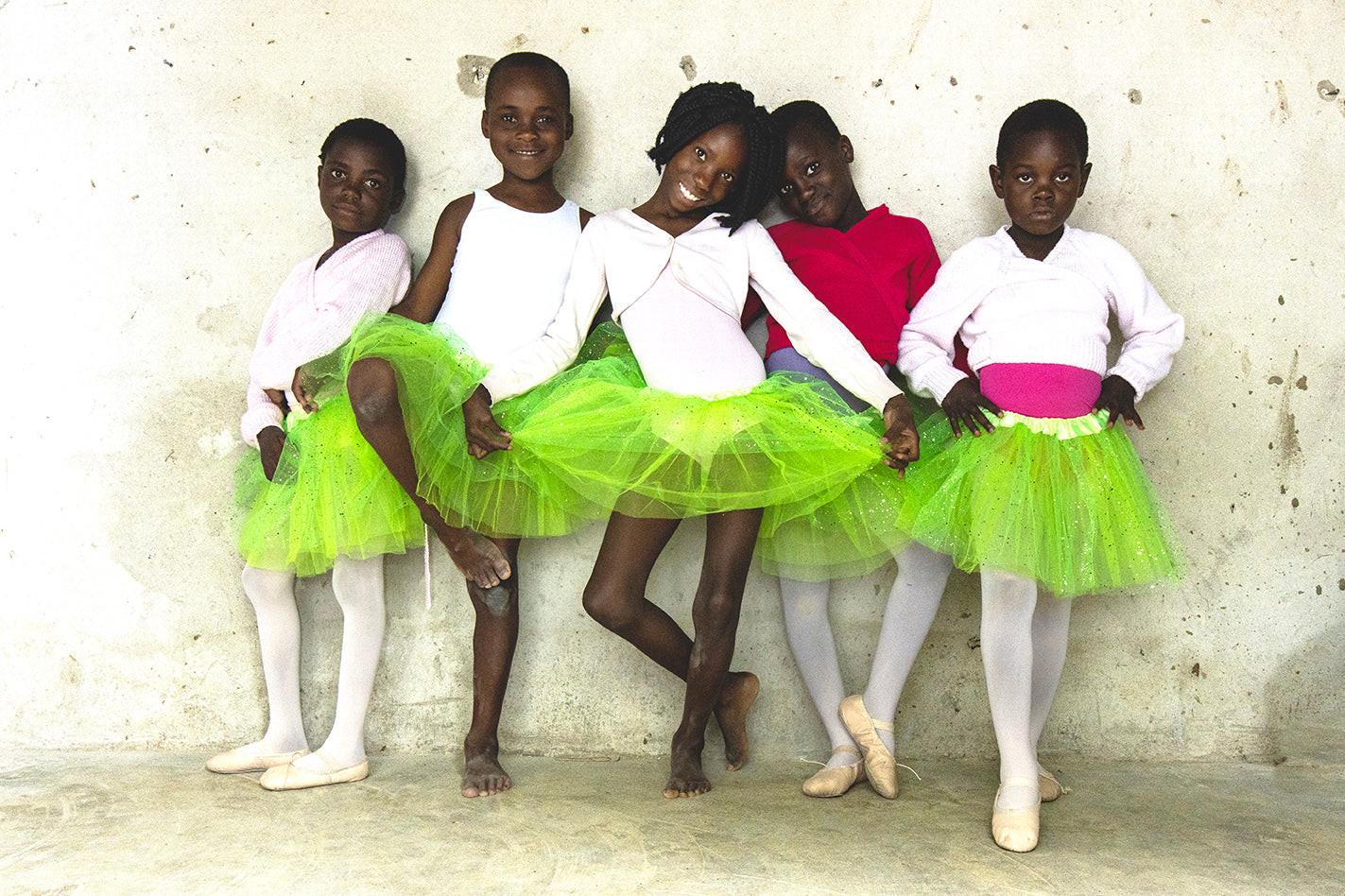 Ballet Class at a The Grassfly Childrens Home of Hope and Chances in Zambia